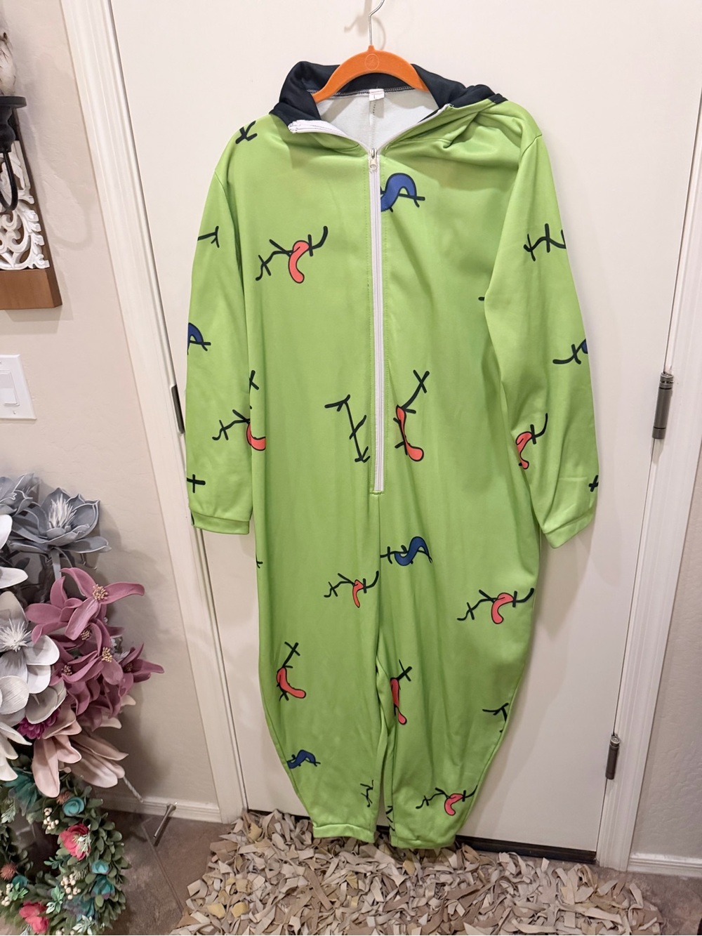 Hot Topic Oogie Boogie Hooded Jumpsuit Romper